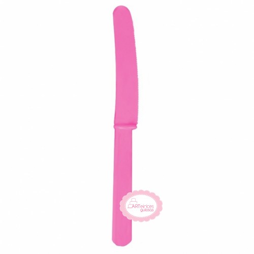 Facas Reutilizáveis Rosa